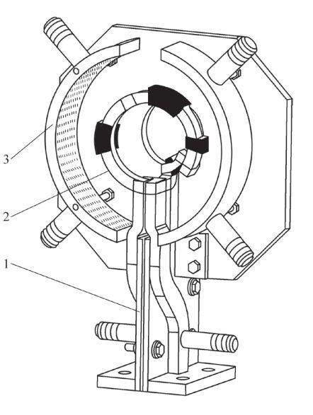 Special quenching sensor for flange parts and method for determining the size of the fitting