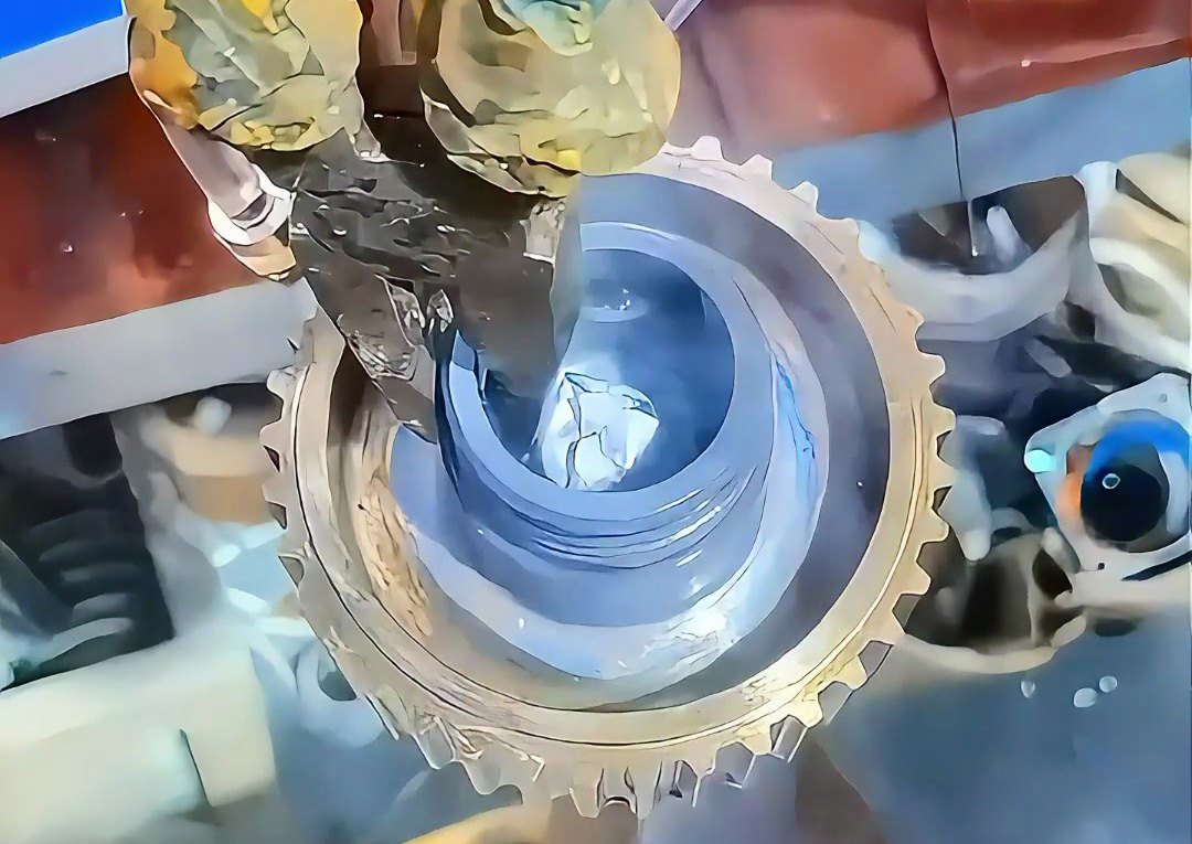 齿轮内孔淬火新突破：海瑞拓高频淬火机，2秒硬化+寿命翻倍