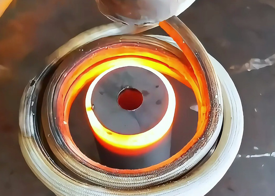 直径30mm钢管加热封口，用高频感应加热机直接快速加热