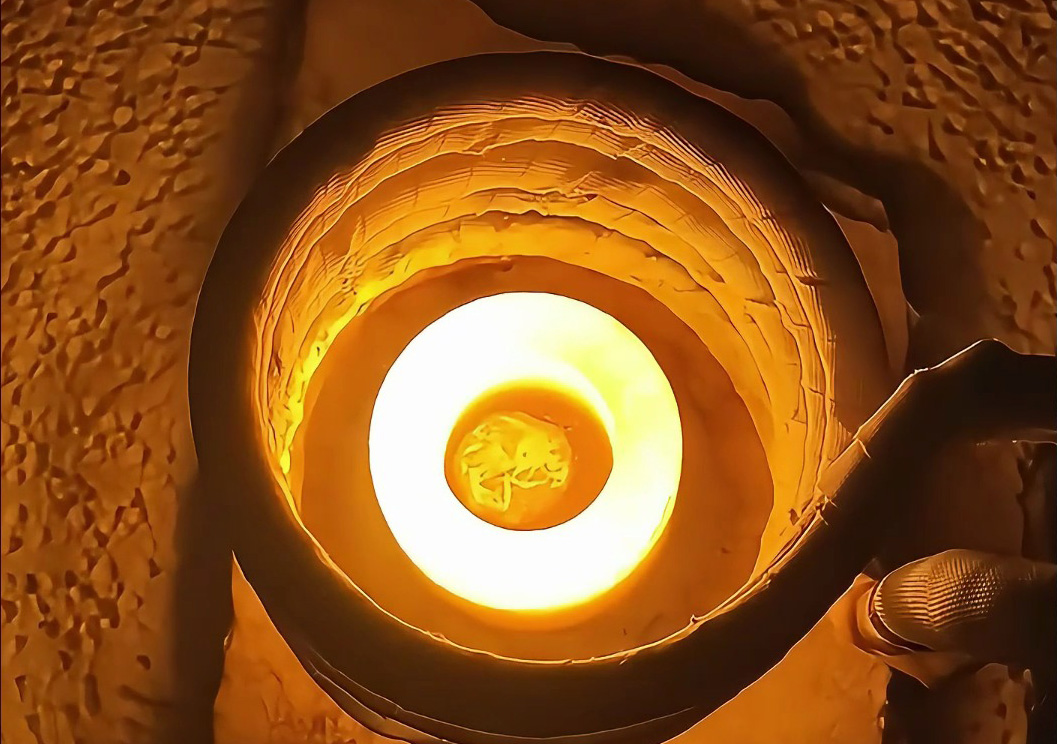 高频熔金机震撼演示！黄金铂金都能熔？