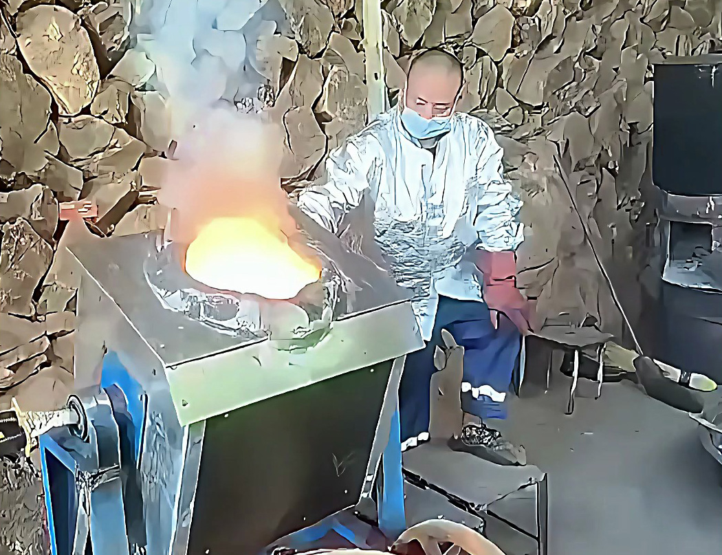 50公斤废铝1炉搞定！海瑞拓中频熔炼炉，高效节能藏玄机(图1)