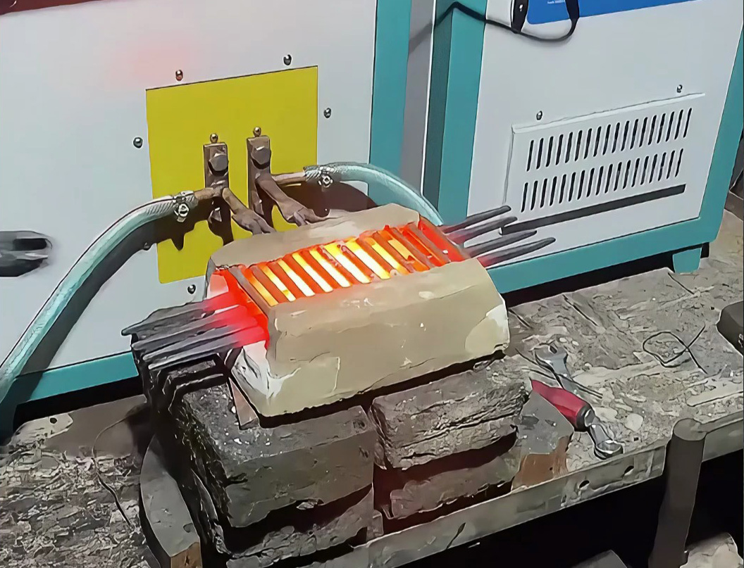 ​小心烫伤！海瑞拓超音频加热机，安全高效折弯金属棒料攻略(图1)