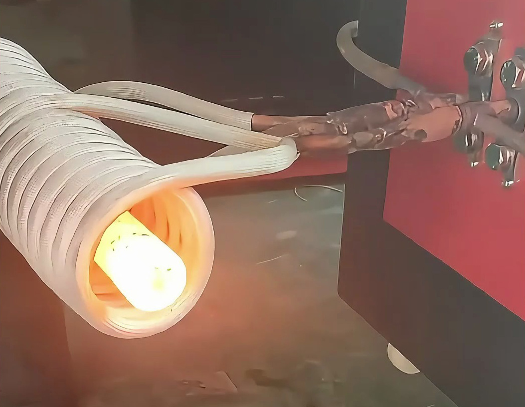 ​感应加热究竟多强？实心25mm铁棒秒变高温，都不