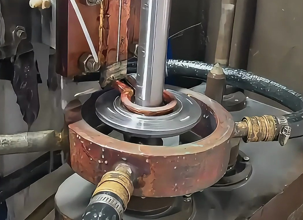 ​海瑞拓高频淬火机床，法兰长杆精密淬火专属装备(图1)