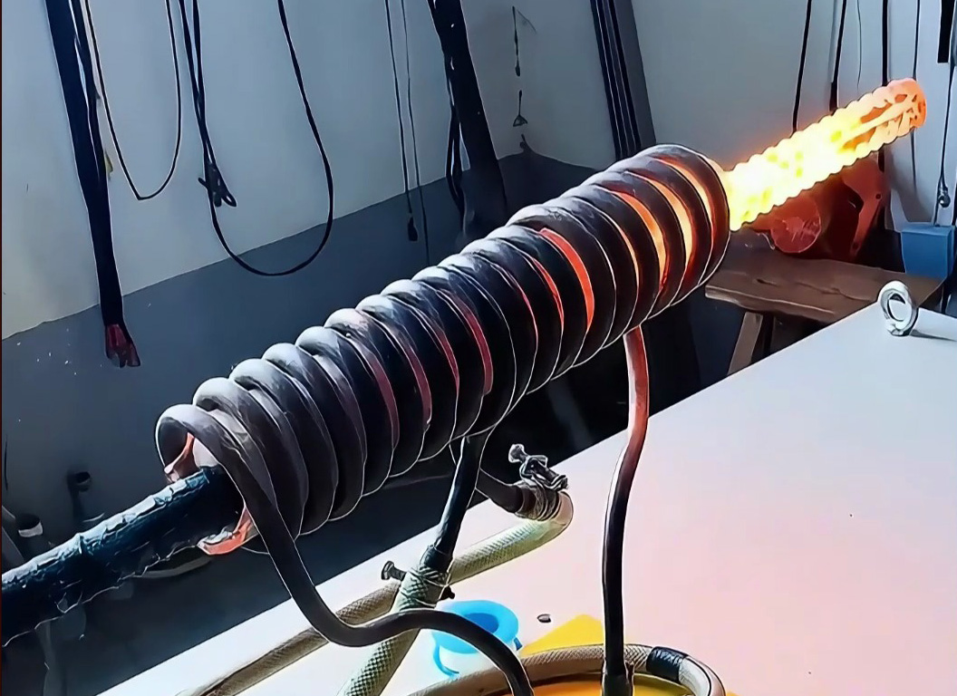 海瑞拓感应加热设备 螺纹钢筋热加工高效解决方案