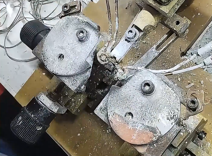  眼镜框架金属丝如何焊接？超高频焊接机实操演示！(图1)