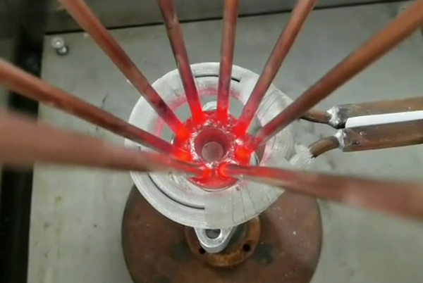 空管分配器接头焊接铜管用高频焊机