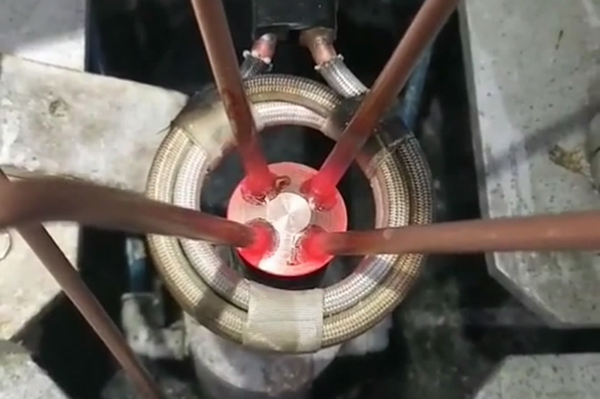 超高频钎焊机焊接铜管