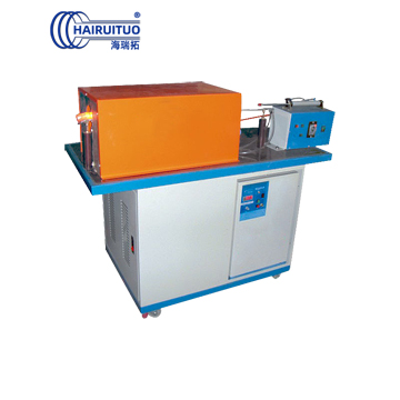 Automatic medium frequency induction heating furnace for hot forging