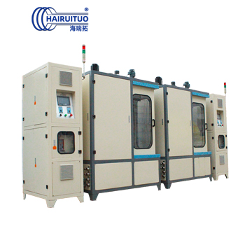 Double frequency vertical quenching machine,hardening machine, steel bar hardening